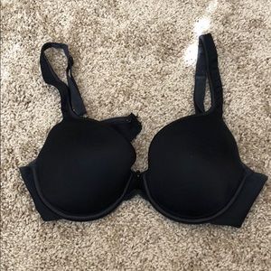 Plain Black Bra